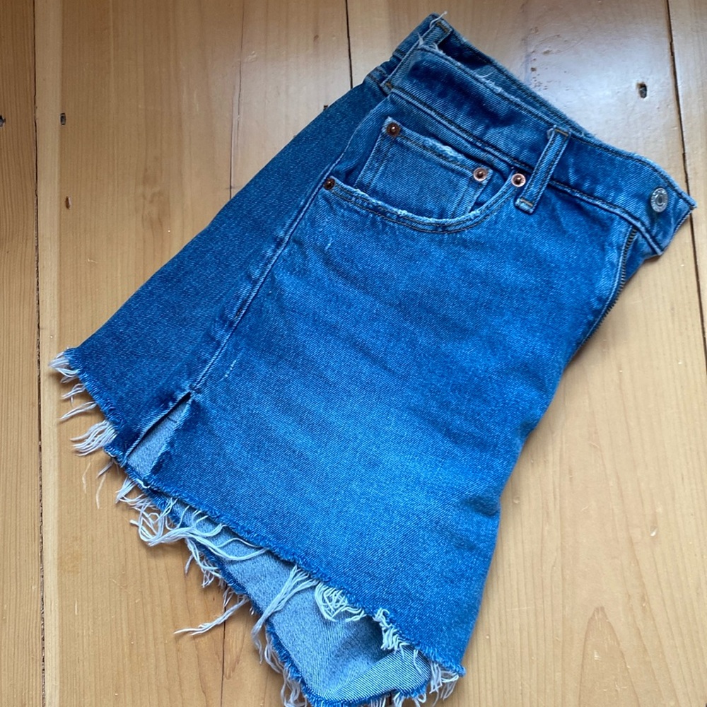 Abercrombie Curve Love Denim Shorts